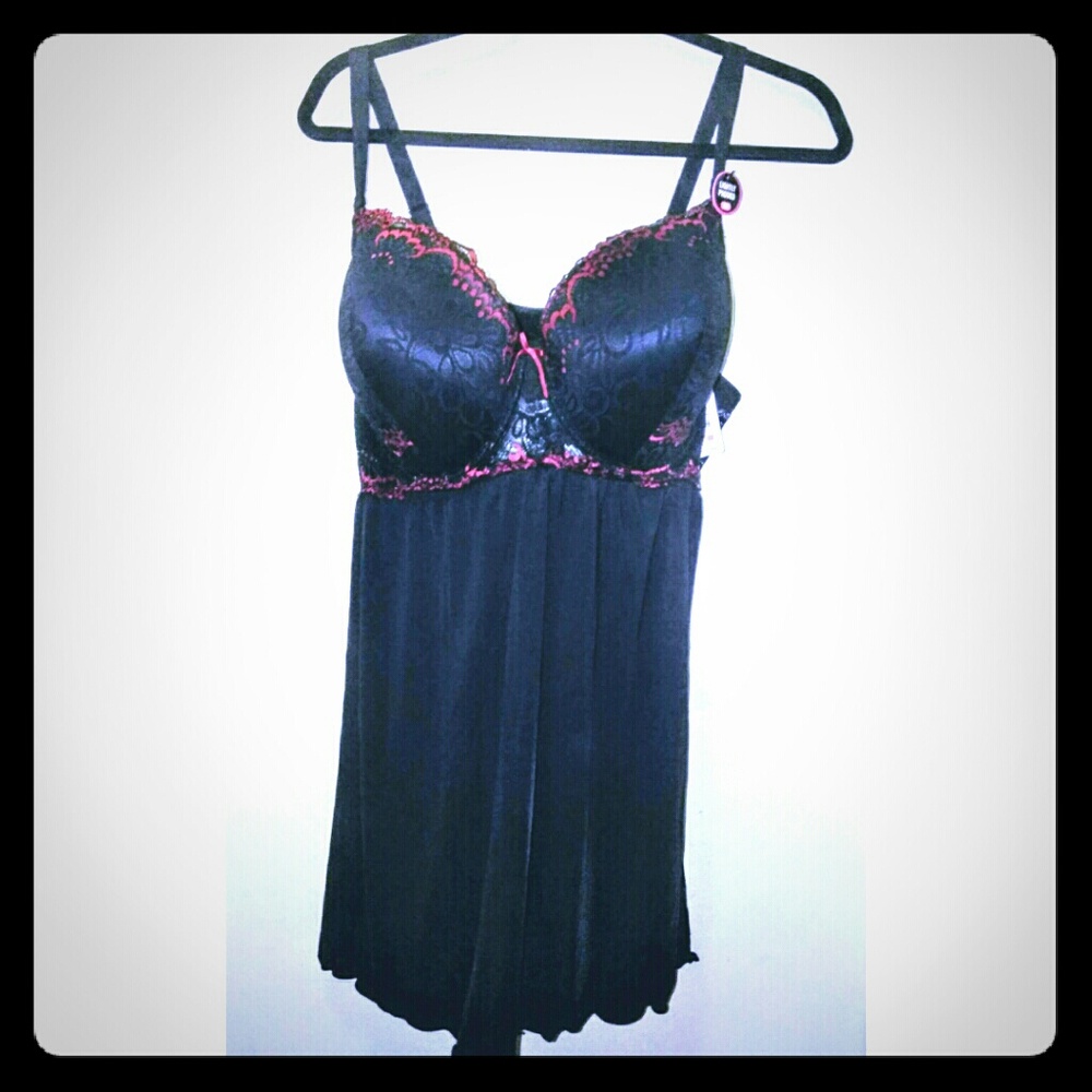 NWT Rene Rofe' Plus Size Lingerie Chemise set